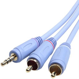 弗吉凱柏Cabos 3.5mm轉(zhuǎn)RCA雙蓮花音頻線 連接電腦與音響的理想選擇